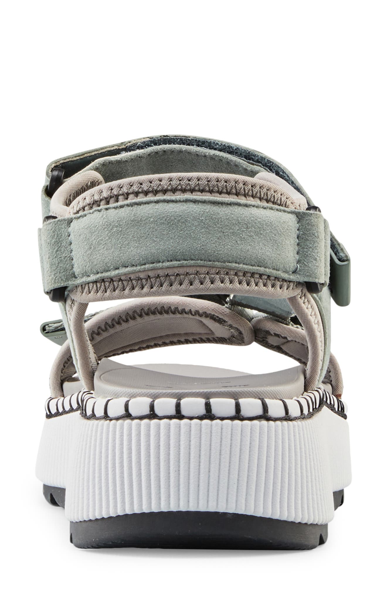 Spray Water Resistant Platform Sandal, Alternate, color, JADE