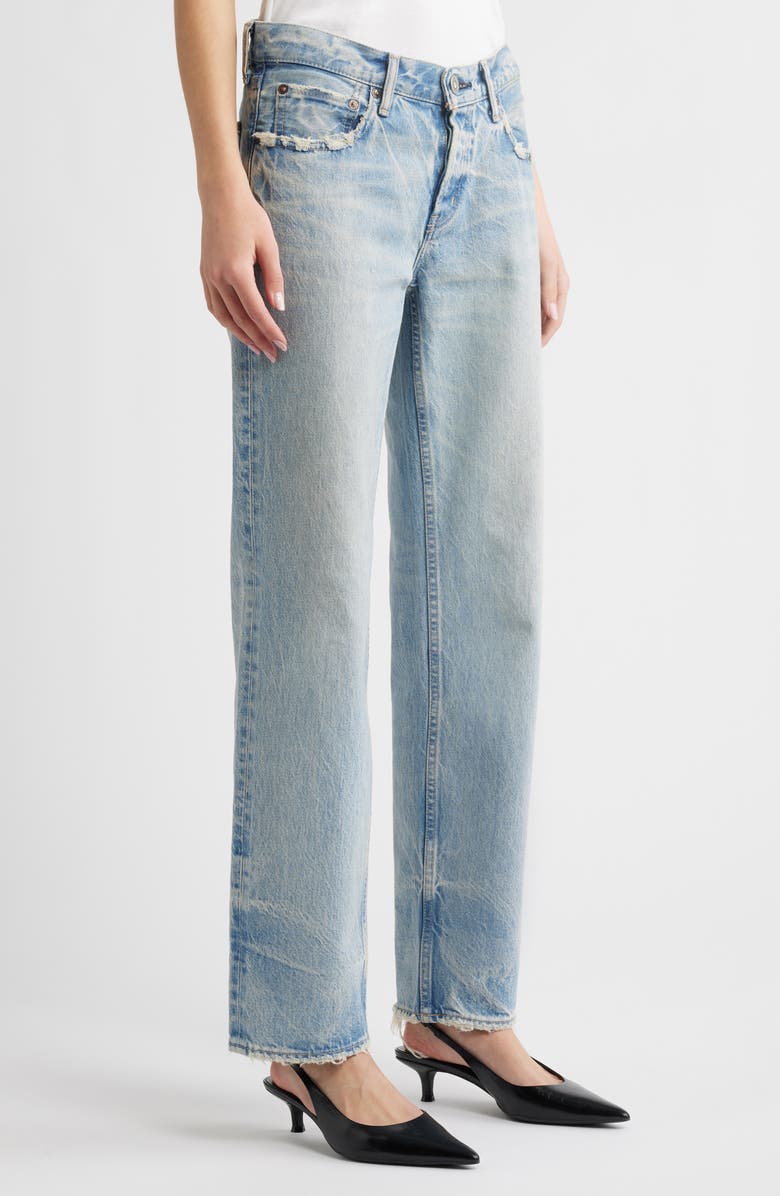MOUSSY VINTAGE Wildwood Ankle Straight Leg Jeans, Alternate, color, Light Blue