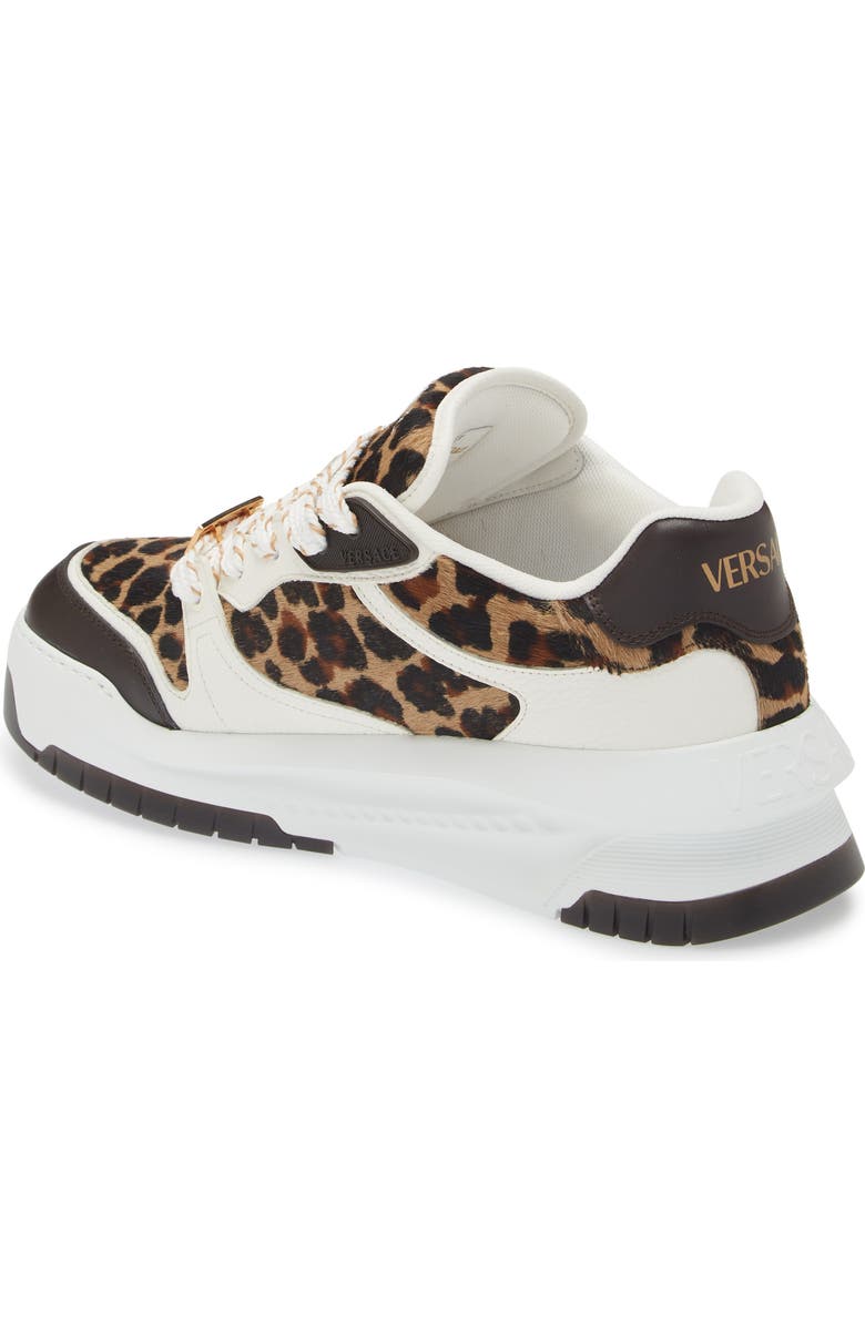 Versace Odissea Genuine Calf Hair Sneaker, Alternate, color,