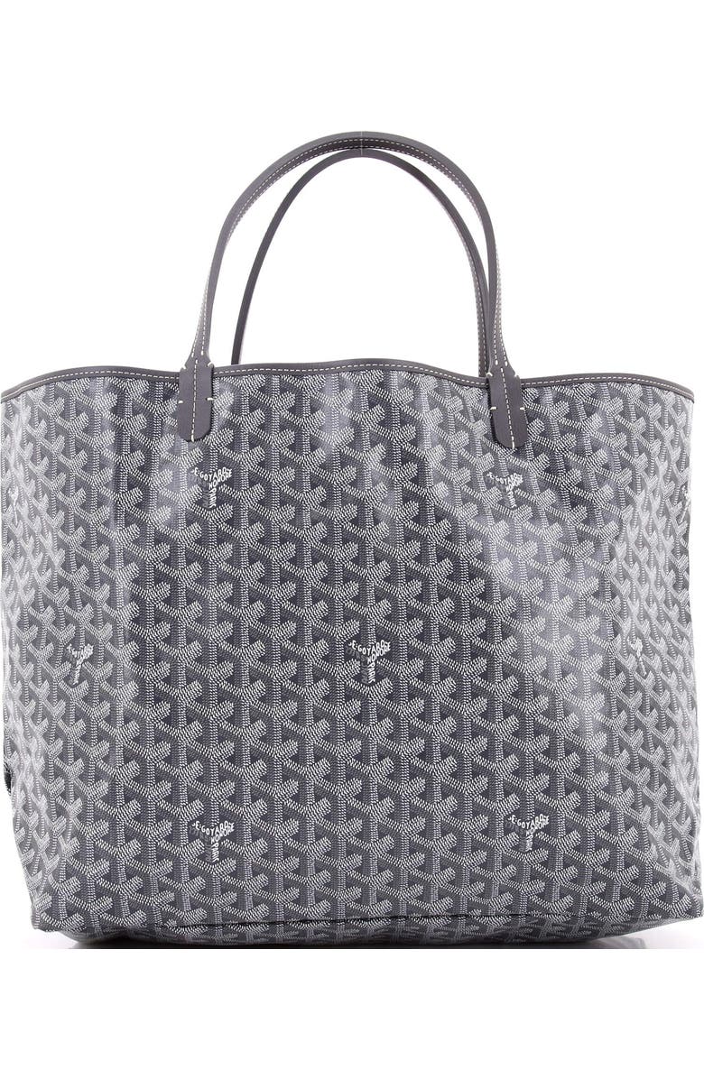 Pre-Owned Goyard Saint Louis Tote Coated Canvas GM, Main, color, Gray
