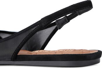 Belgravia Slingback Pointed Cap Toe Flat
