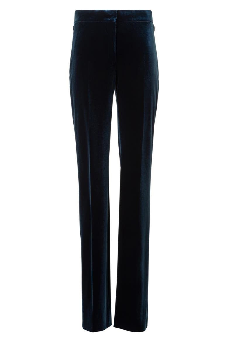 Carl Velvet Neoprene Pants, Alternate, color, DENIM BLUE