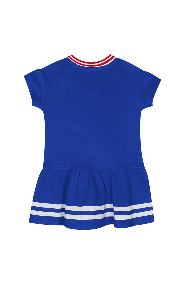 Outerstuff Girls Toddler Fanatics Branded Royal Philadelphia Phillies Sweet Catcher V-Neck Dress, Alternate, color, 