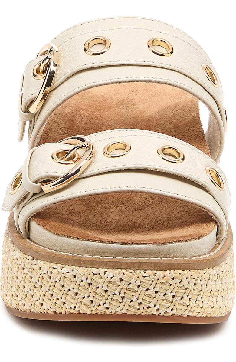 Kelsi Dagger Brooklyn Penny Platform Slide Sandal, Alternate, color, Salt