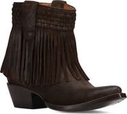 Frye Sacha Fringe Leather Bootie