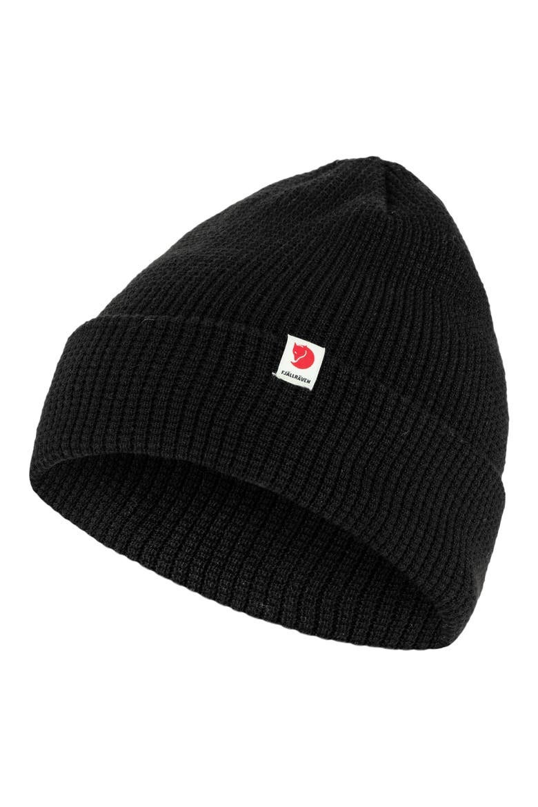 Tab Beanie, Alternate, color, BLACK