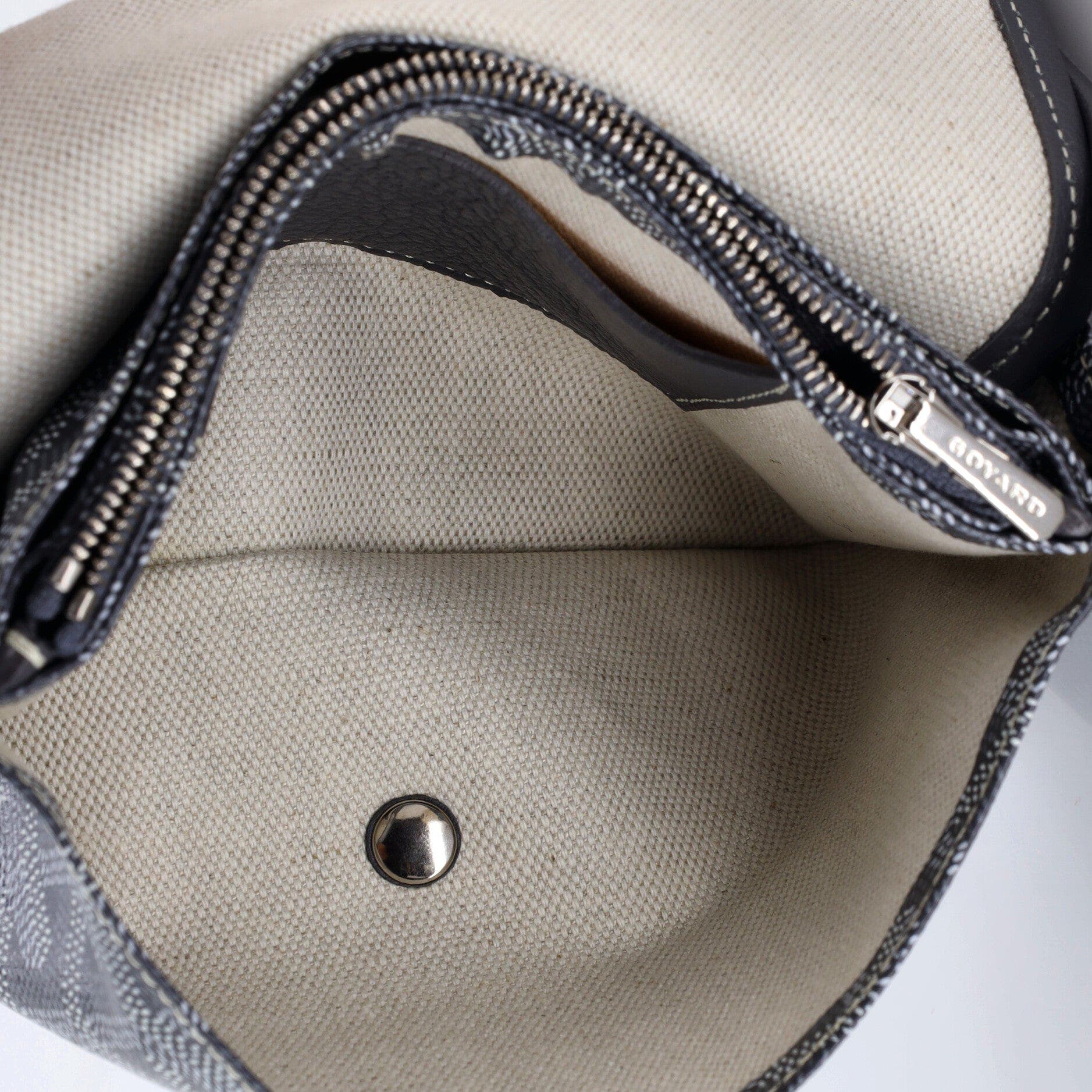 Plumet Clutch Wallet Coated Canvas, Alternate, color, Grey