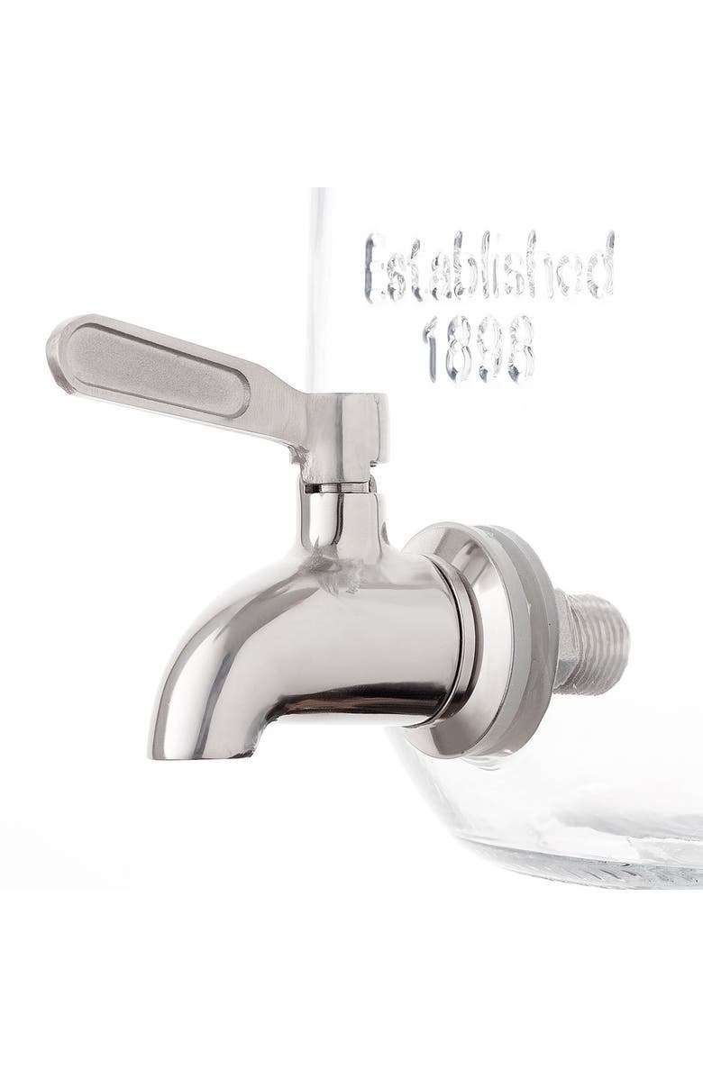 JoyJolt Glass Drink Dispenser, Alternate, color, Clear