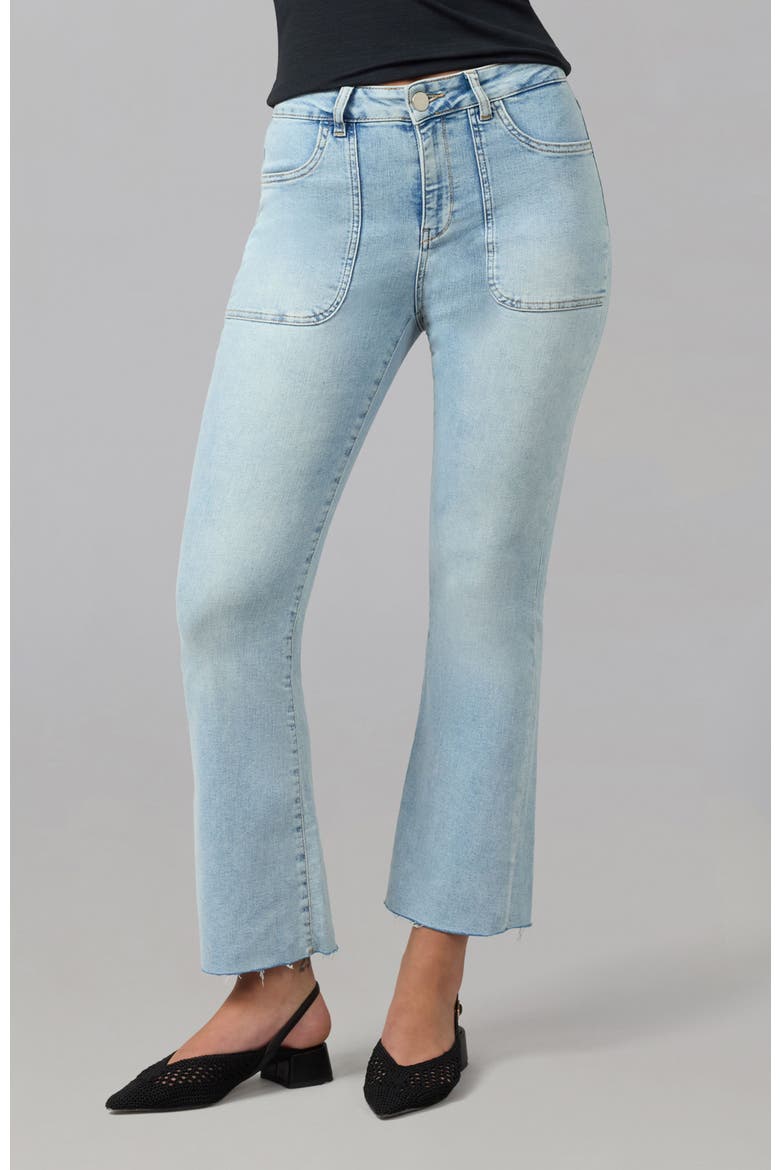 Billie High Rise Bootcut Jeans, Alternate, color, True Denim