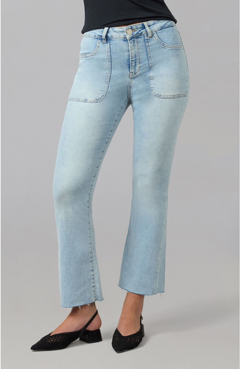 Lola Denim Billie High Rise Bootcut Jeans, Alternate, color, True Denim