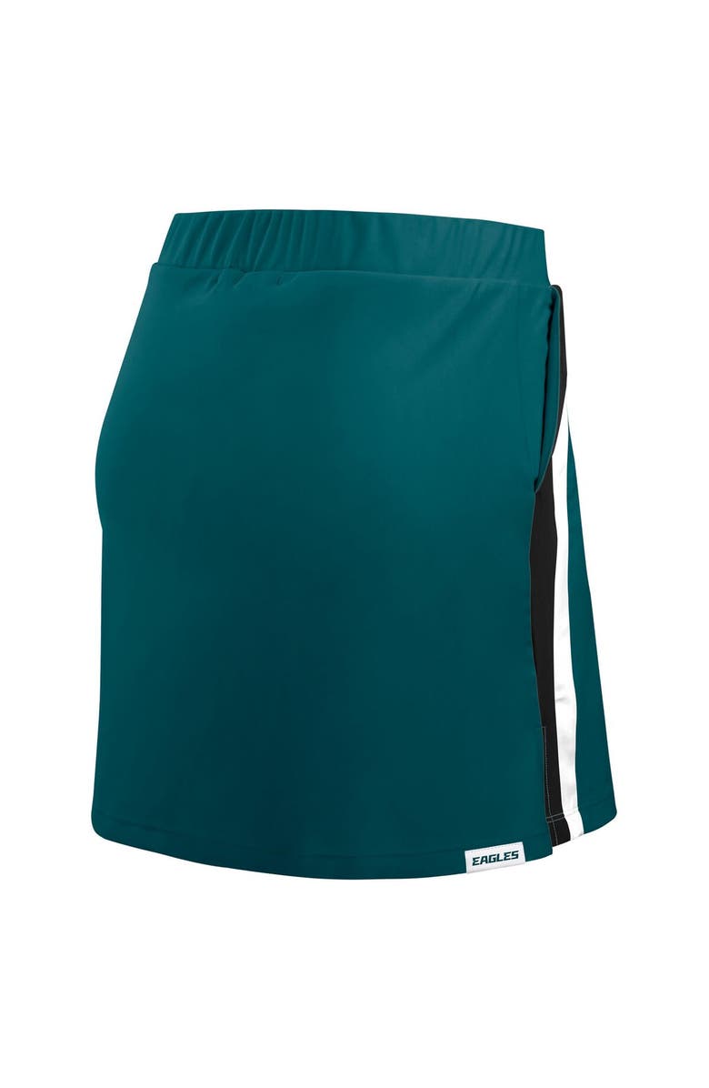 WEAR by Erin Andrews Women's WEAR by Erin Andrews Midnight Green Philadelphia Eagles Stripe Skort, Alternate, color, Green