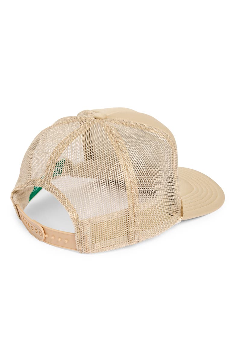 Friday Feelin’ Born to Beach Trucker Hat, Alternate, color, Khaki