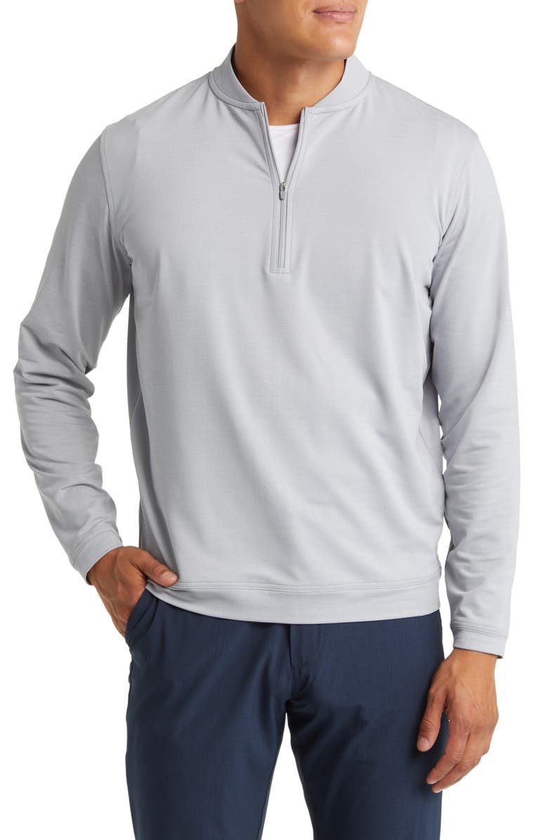 Peter Millar Ross Blade Collar Quarter Zip Performance Pullover, Main, color, 
