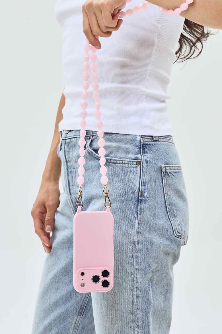 Valerie Phone Chain Set, Alternate, color, Blush - iPhone 17 Pro Max