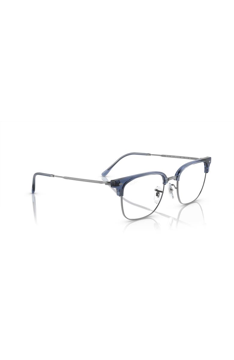 Ray-Ban 51mm Square optical glasses, Alternate, color, Blue