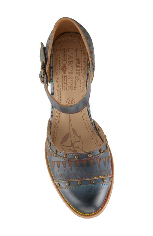 L'artiste By Spring Step Niobella Ankle Strap Pump In Navy