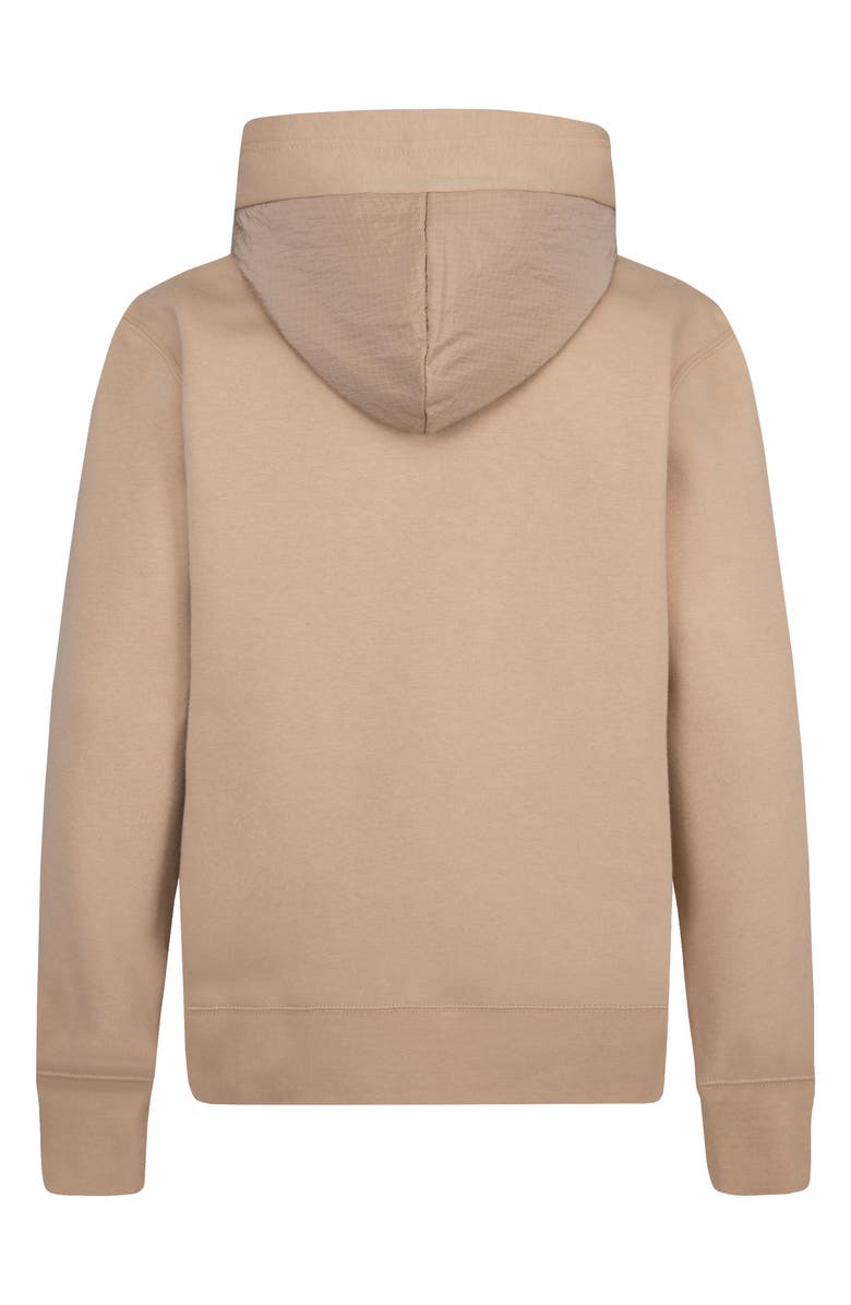 Jordan Kids' Nothing But Nylon Trim Hoodie, Alternate, color, 