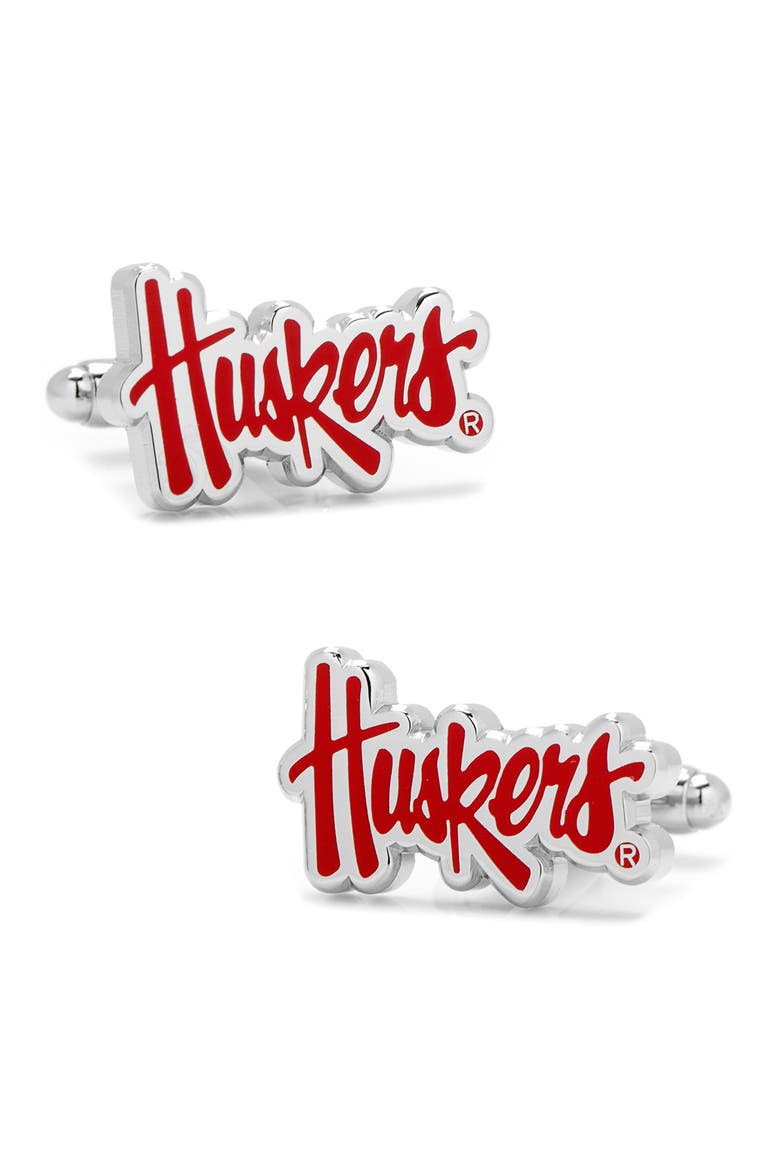 NCAA Collegiate Boston College University Eagles Cuff Links, Main, color, NEBRASKA CORNHUSKERS