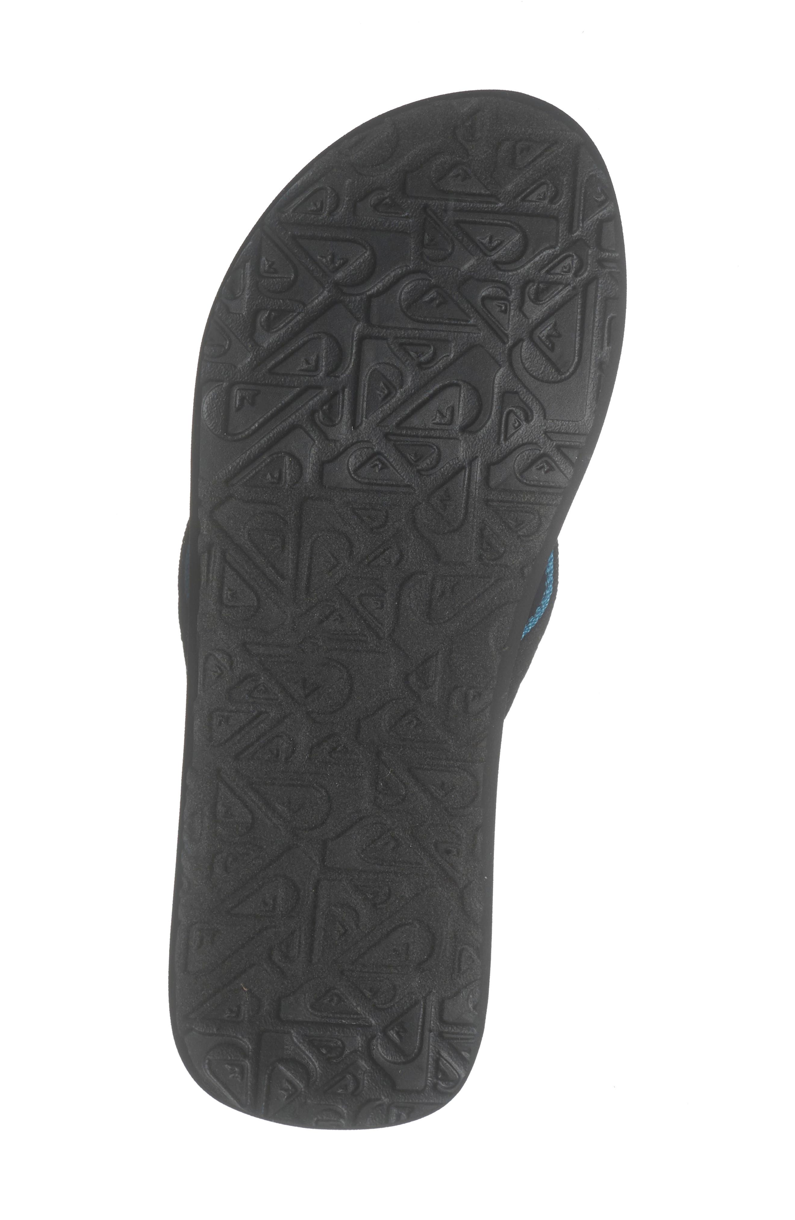 Quiksilver Molokai Layback II Flip Flop, Alternate, color, Xkbg