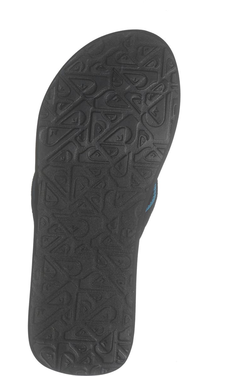 Quiksilver Molokai Layback II Flip Flop, Alternate, color, Xkbg