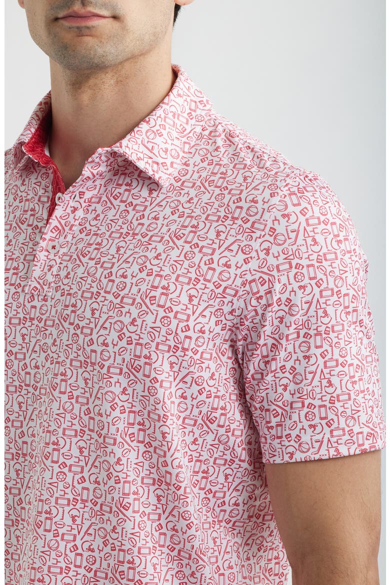 XC+™ Performance Game Day Polo, Alternate, color, RED