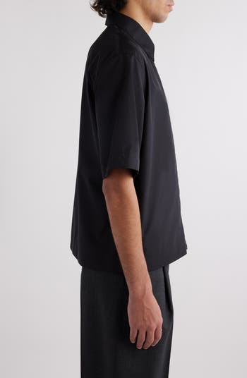 Givenchy Short Sleeve Zip-Up Shirt | Nordstrom Givenchy Short Sleeve Zip-Up Shirt | Nordstrom