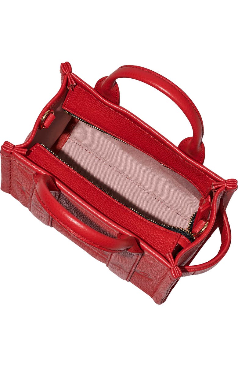 Marc Jacobs The Leather Crossbody Tote Bag, Alternate, color, True Red