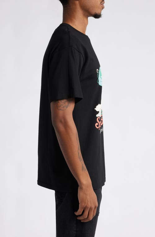 Billionaire Boys Club Space Beach Cotton Graphic T-shirt