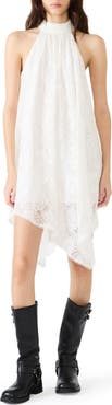 Steve Madden Sander Lace Sleeveless Asymmetric Dress