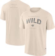 FANATICS Men's Fanatics Cream Minnesota Wild Elements Weathered Tonal Future Ground T-Shirt