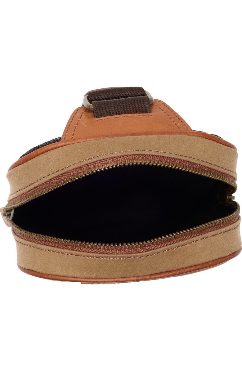 Johnston & Murphy Washed Canvas Sling Bag, Alternate, color, Camel