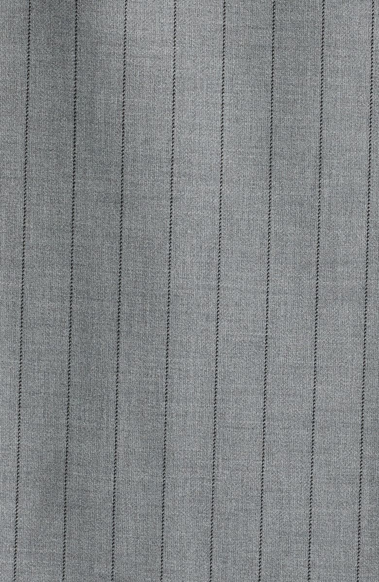 BOSS Carper Pinstripe Coach's Jacket, Alternate, color, Medium Grey