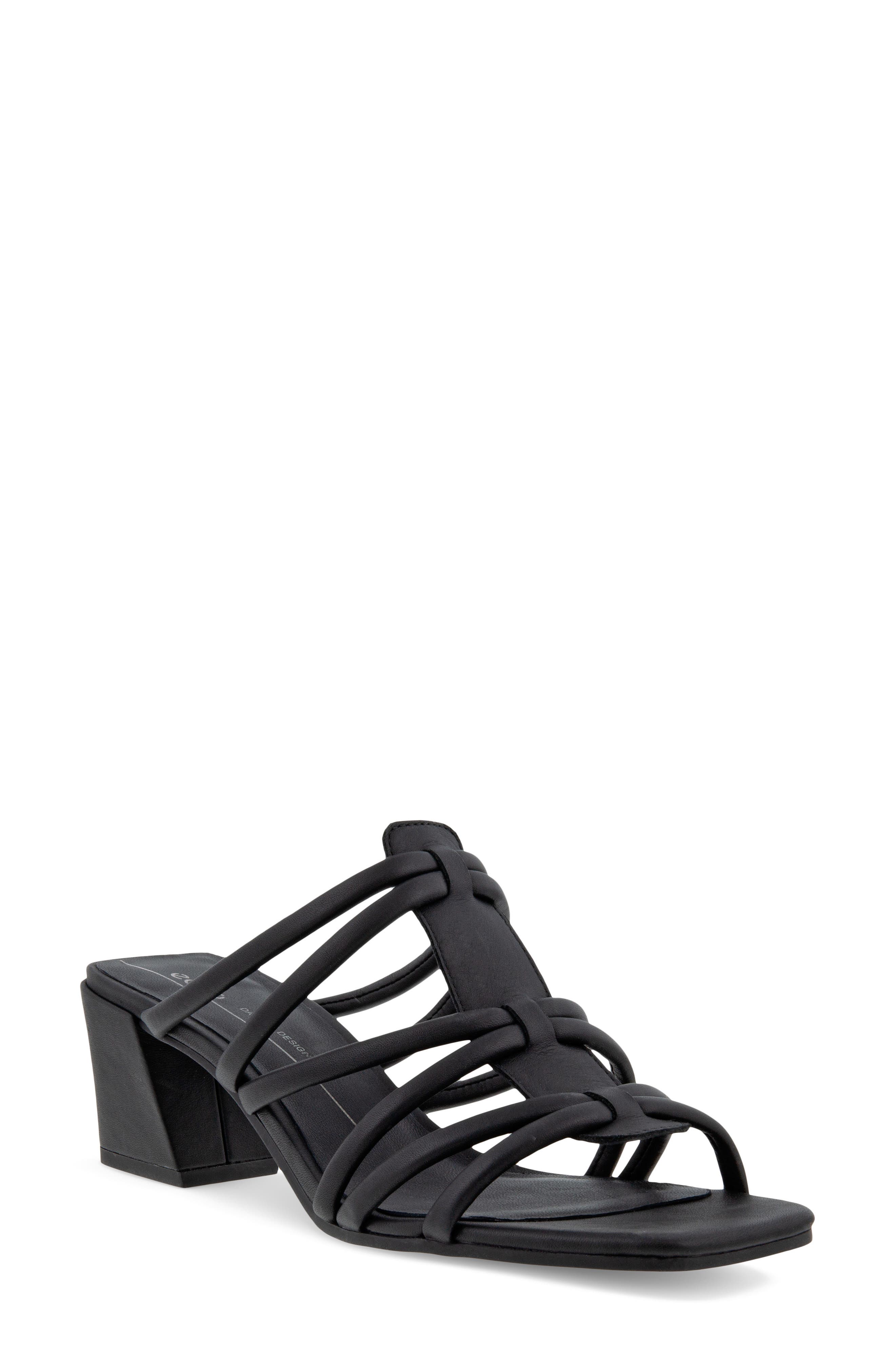 ECCO Elevate Squared Strappy Sandal, Main, color, 