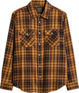 DARK SEAS Tanglewood Plaid Flannel Button-Up Shirt
