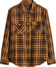 DARK SEAS Tanglewood Plaid Flannel Button-Up Shirt