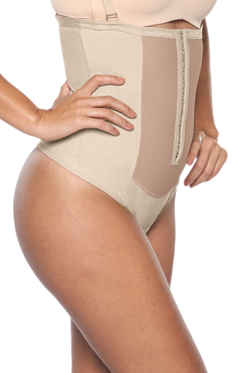 Bellefit Postpartum Corset Thong Girdle, Alternate, color, 