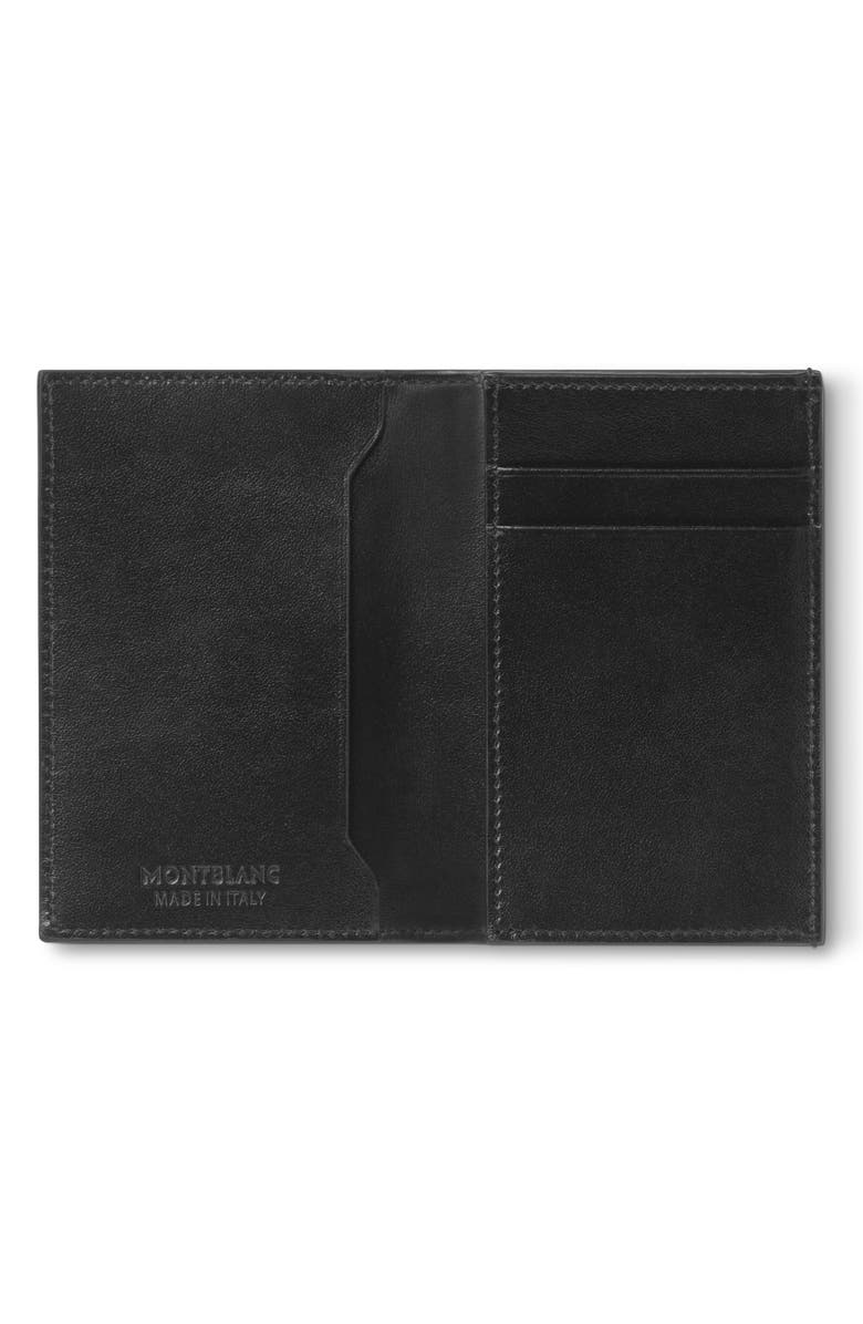 Montblanc Meisterstück Leather Card Case, Alternate, color, 