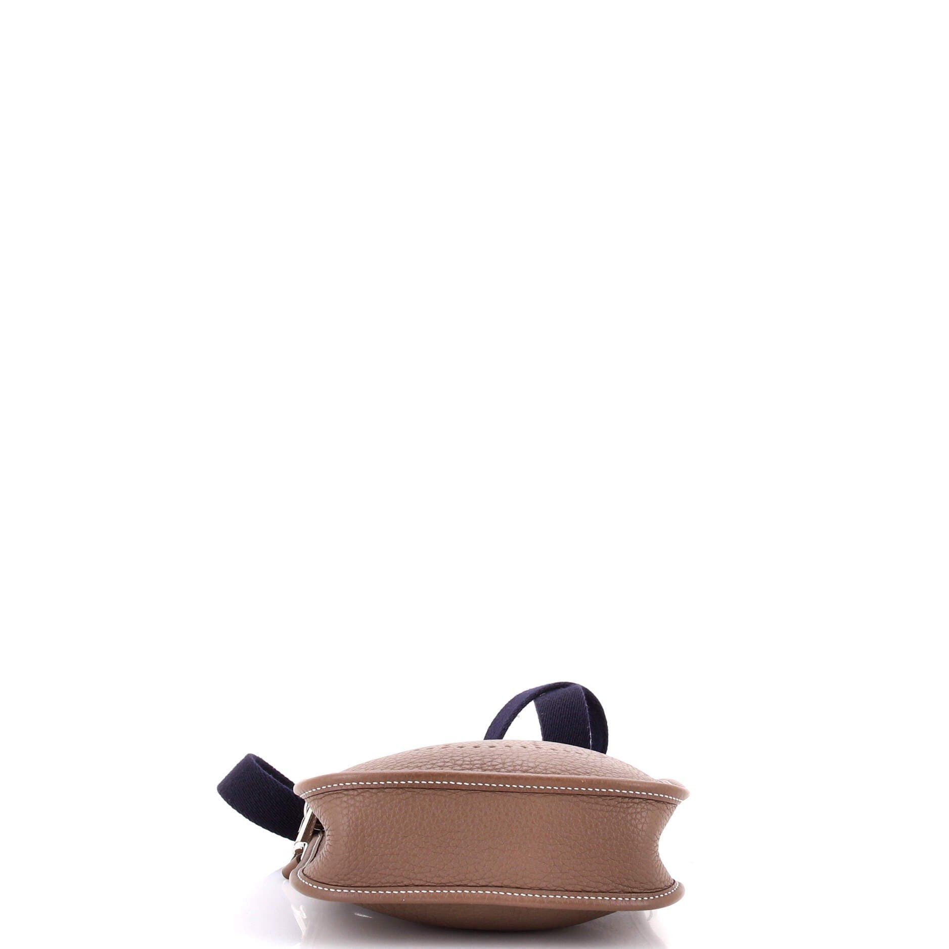 Pre-Owned Hermes Evelyne Bag Gen III Clemence TPM, Alternate, color, Etoupe