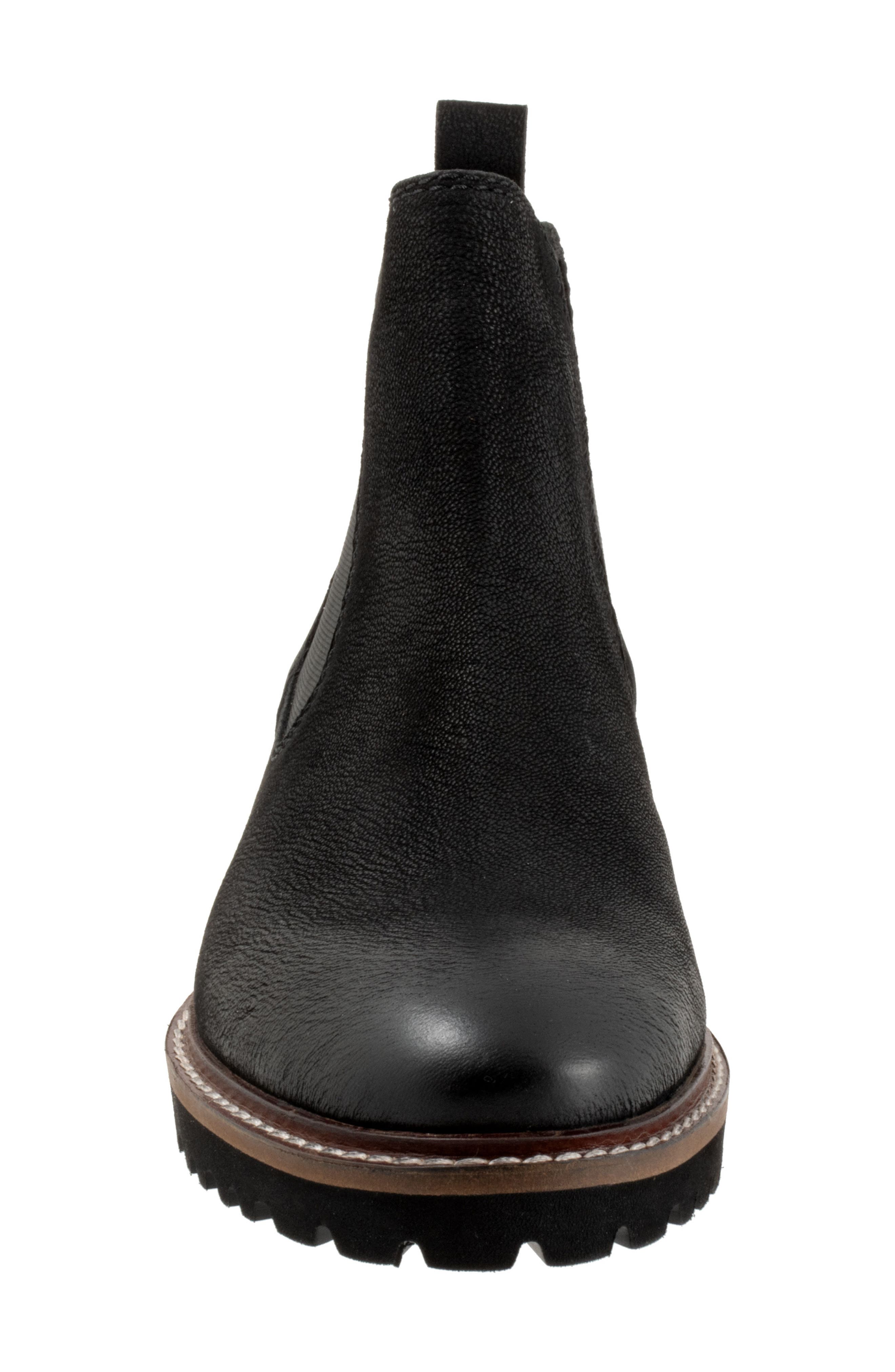 SoftWalk<sup>®</sup> Indy Chelsea Boot, Alternate, color, Black Nubuck
