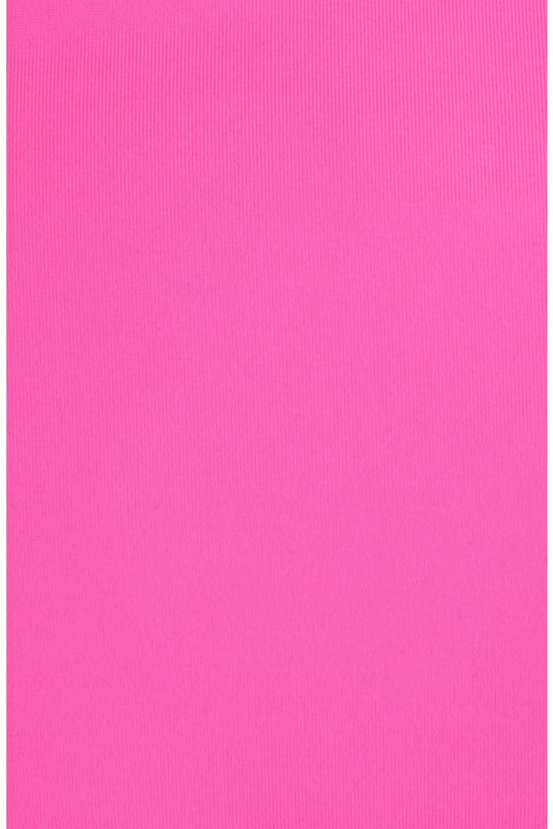 Lena High Waist Bikini Bottoms, Alternate, color, BRIGHT PINK