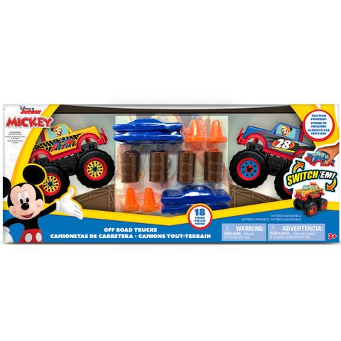 Mickey 18 Pc Offroad Monster Truck Playset