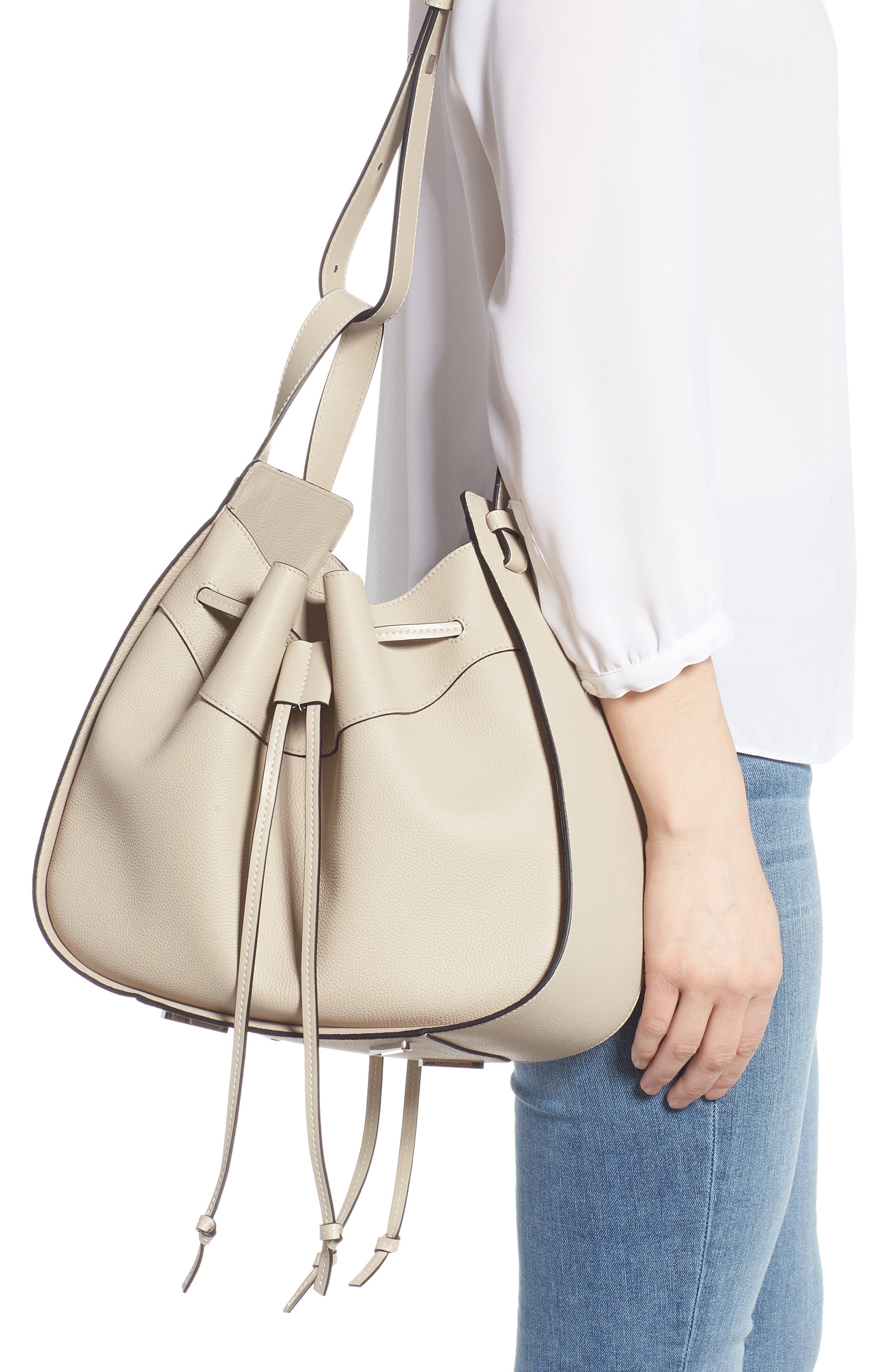 Loewe Hammock Medium Pebbled Leather Hobo, Alternate, color, 