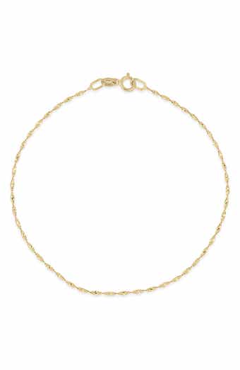 14k Gold Chain Bracelet