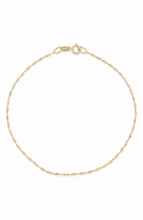 14k Gold Chain Bracelet