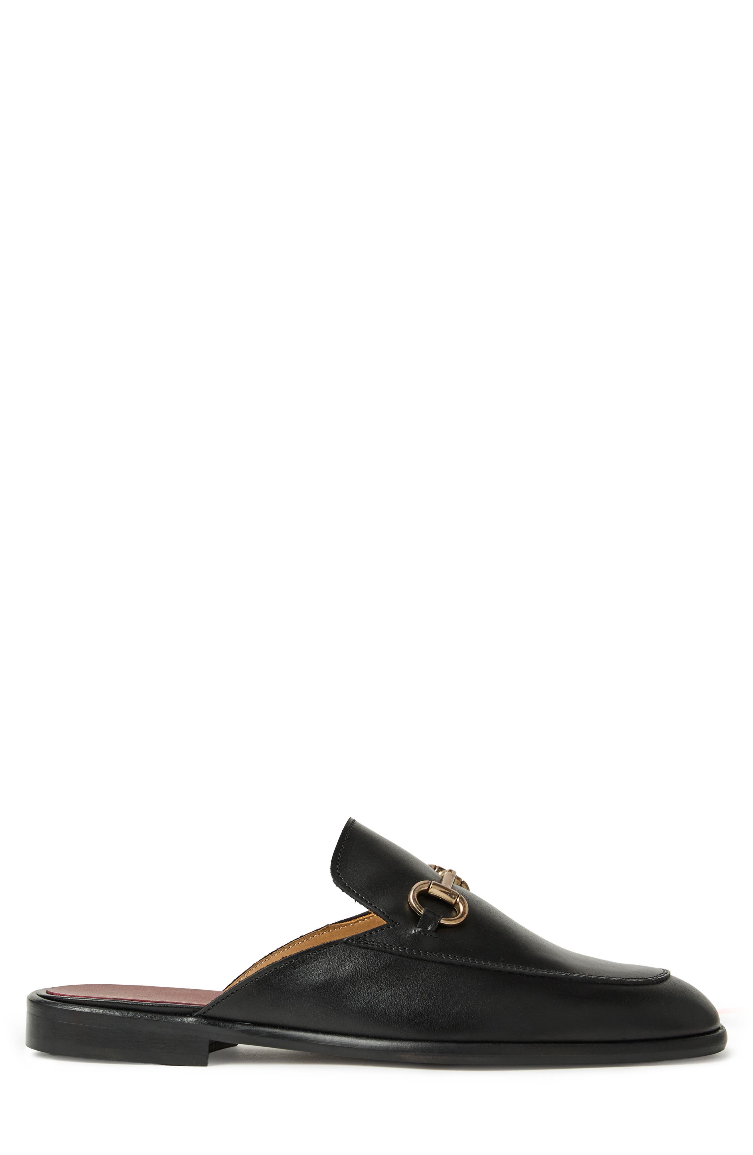 Bruno Magli Miami Bit Loafer, Alternate, color, Black Leather