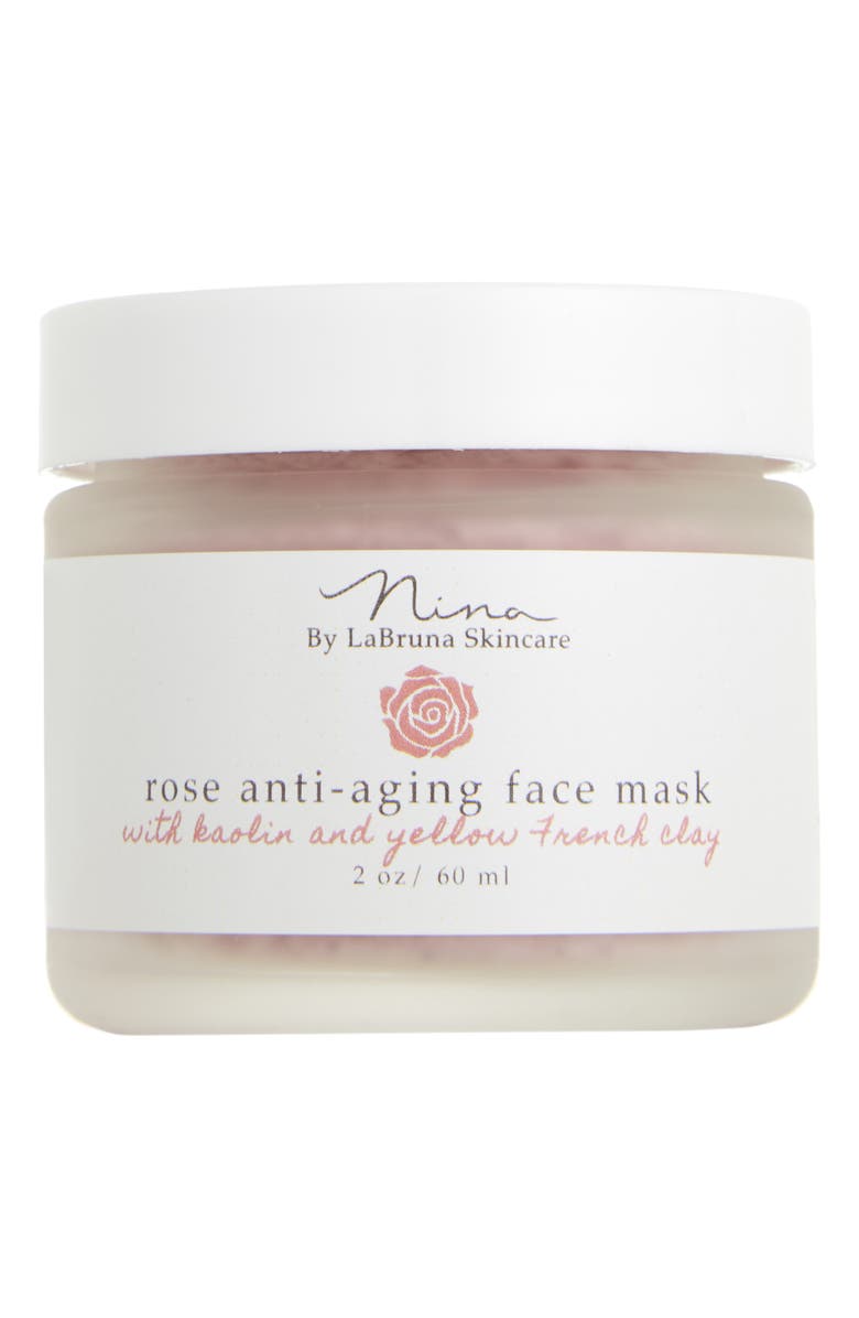 LaBruna Skincare Rose Anti-Aging Face Mask, Main, color,