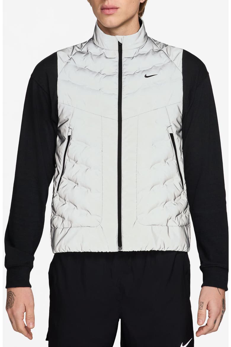 Therma FIT Reflective Running Vest, Main, color, REFLECT SILVER