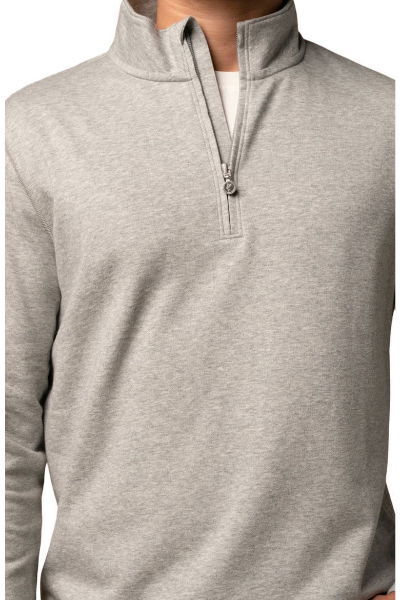 Terry Twillback 1/4 Zip, Alternate, color, Grey Heather