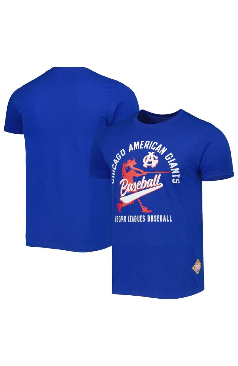 STITCHES Men's Stitches Royal Chicago American Giants Soft Style T-Shirt, Main, color, Royal