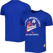STITCHES Men's Stitches Royal Chicago American Giants Soft Style T-Shirt
